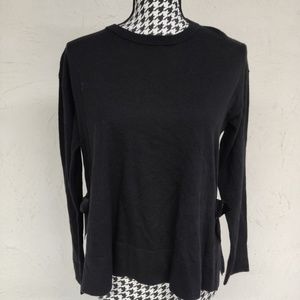 SOLD kate spade velvet tie swing sweater black small